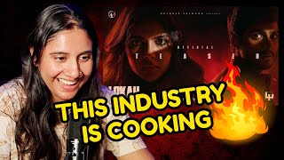 Lokah Chapter 1 - Chandra Teaser Reaction| Kalyani, Naslen | Dominic Arun | Ashmita Reacts