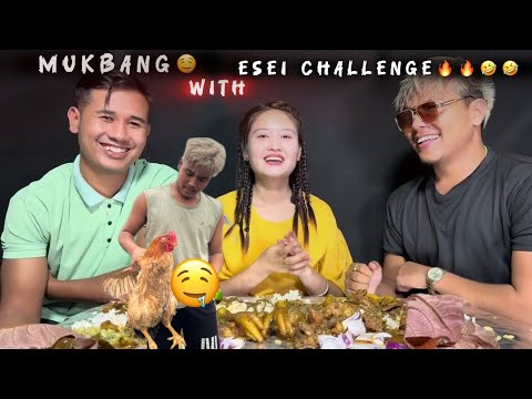 Mukbang With Esei Challenge 🤣🤣🔥🔥 l Koiler Gi Mahaosidi 🤤🤤
