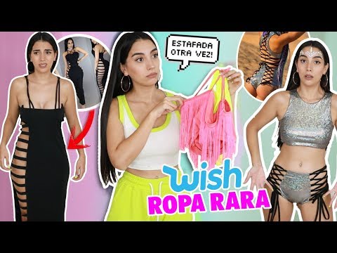 PROBANDO LA ROPA MÁS RARA DE WISH 2 ¿VALE LA PENA ? TOO MUCH! | Claudipia
