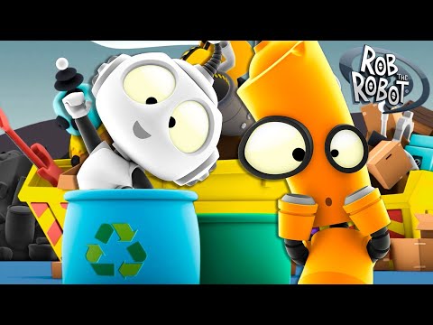 Teddy or Not, Here We Recycle! | Rob The Robot | Preschool Learning