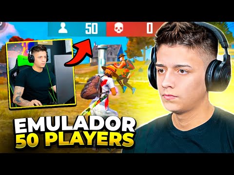 🔥 FREE FIRE AO VIVO 🔥 50 PLAYERS NA RANQUEADA 🔥 RUMO AO MESTRE 🔥