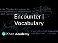 Understanding the Word 'Encounter'