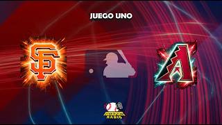 SAN FRANCISCO GIANTS vs ARIZONA D-BACKS Juego 1 Grandes Ligas BEISBOL
