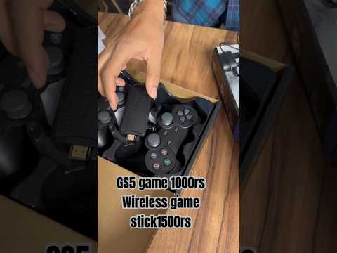 Gs5 game station for kids 1000 rs and wireless 1500rs #gamestick