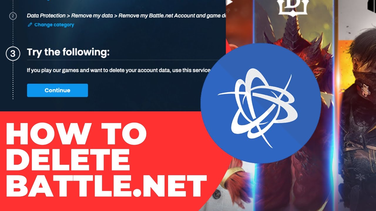 How To Delete Battle Net Account