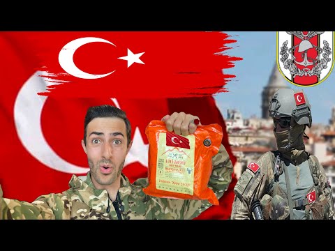 واخيراً تجربة وجبة الجيش التركي في اليوتيوب 🇹🇷