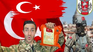 واخيراً تجربة وجبة الجيش التركي في اليوتيوب 🇹🇷