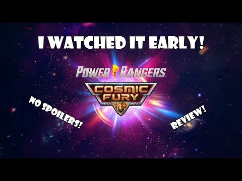 Power Rangers Cosmic Fury - I Watched It Early! (Non-Spoiler Review)