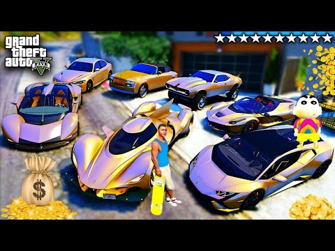 FRANKLIN TOUCH ANYTHING BECOME GOLD || EVERYTHING IS FREE IN GTA 5