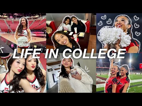 LIFE IN COLLEGE VLOG: classes, gamedays, & friends!!