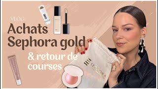 VLOG : Achats journée gold Sephora / Retour de course..