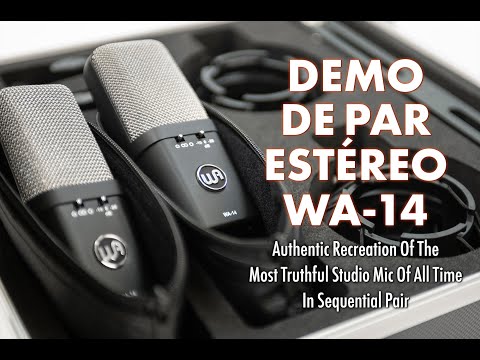 Demo WA-14 (Mono y Estéreo) | Escúchalo en Batería, Piano, Órgano, Guitarra Acústica y Eléctrica