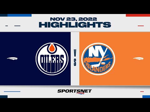 NHL Highlights | Oilers vs. Islanders - November 23, 2022