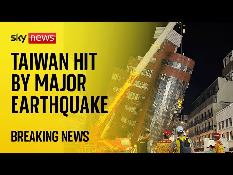 Watch live: Taiwan earthquake aftermath
