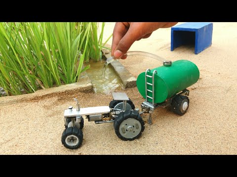 diy tractor water tanker machine science project || part 1 || @KeepVilla
