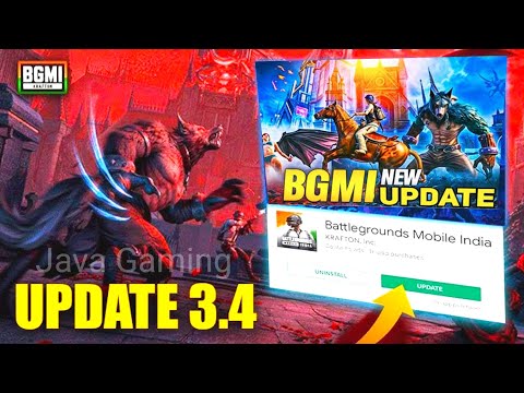 BGMI 3.4 UPDATE/ BGMI NEW UPDATE 3.4 RELEASE DATE/ NEW UC EVENT POPULARITY BATTLE JAVA GAMING