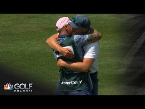 Joe Pavelski WALK-OFF EAGLE at the American Century Championship | Golf Channel