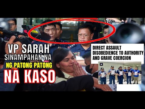 PATONG PATONG NA KASO NI VP SARAH - ISINAMPA NA NG QC PNP