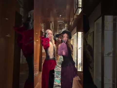 🧛🏼‍♀️🧙🏽‍♀️#halloween #halloweendapudim