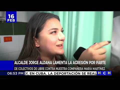 El alcalde #JorgeAldana llega a la clínica donde atienden a #MAriaFernanda luego de la agresión