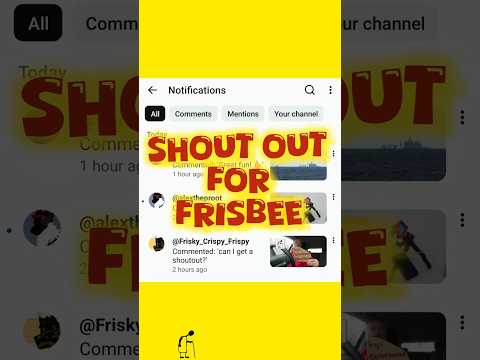 Shout out for Frisbee
