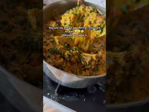 You sure say I no go open African restaurant for here🤣🤣🤣Advisers can come in