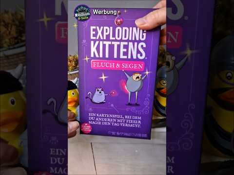 Exploding Kittens: Fluch & Segen #unboxing #Brettspiel #shorts