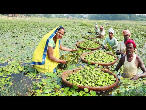 पानी में पाए जाने वाले सिंघाड़े का निमोना पूरी मिलजाए तो उंगलिया चाट चाट कर खांऐ Singhade Ka Nimona