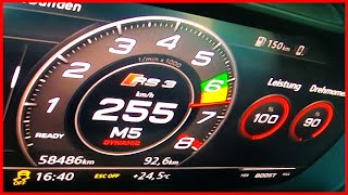 Audi RS3 ABT Tuning Launch Control Acceleration 0-200