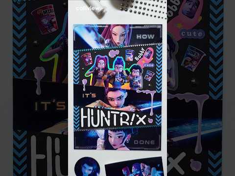 Scrapbooking | KPop Demon Hunters Huntrix How It's Done (HUNTR/X) 케이팝 데몬 헌터스 헌트릭스 다꾸 Journaling