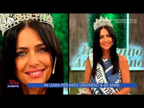 In gara per Miss Universo a 60 anni - La Vita in diretta 29/04/2024