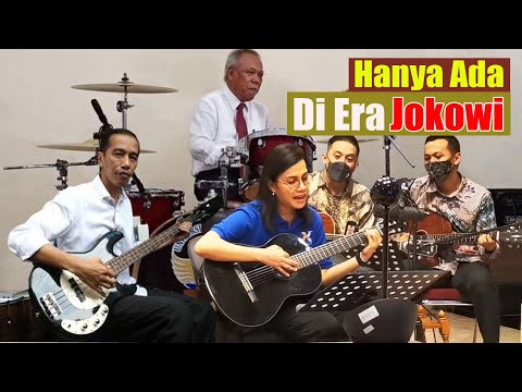 Aksi Lincah Sri Mulyani Mainkan Gitar (Kemenkeu)