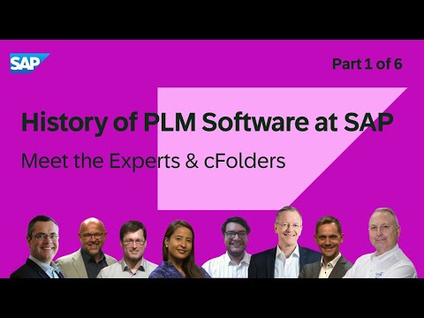 PLM Time Machine History of PLM Software at SAP P1 | Meet the Experts & cFolders