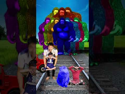 Blue Cute cats & babies vs All colors Bigfoot & train driver tom...