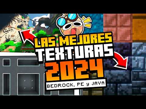 TOP 10 TEXTURE PACKS para MINECRAFT 1.21 - 1.21.4 (JAVA, BEDROCK y PE)😲PAQUETE DE TEXTURAS 1.21.51