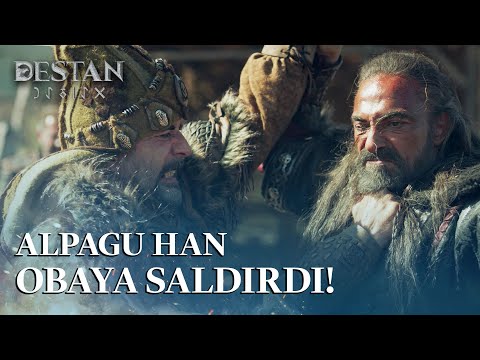 Alpagu Han, Akkız'ın babasını öldürüyor! - Destan