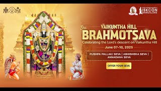 This Brahmotsava make your valued contribution towards one of the many sevas to Krishna