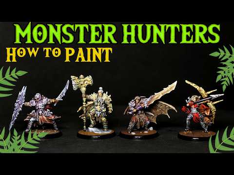 How to Paint Monster Hunters of Primal the Awakening like a Golden Demon