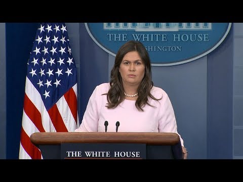 White House press briefing on Trump memo to Mueller, president's power to pardon, North Korea summit