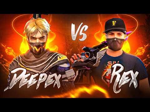 DEEPEX FF 📱 VS REX 🖥️  || 1vs1 Most Demanded Match 😈🌍