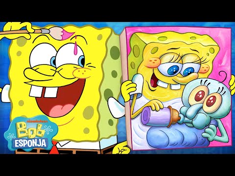 Bob Esponja | 45 minutos de IMAGINACIÓN 🌈 | Bob Esponja en Español