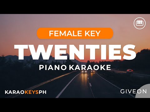 TWENTIES – Giveon (Female Key – Piano Karaoke)