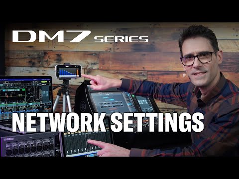 DM7 Series Training Video #13: Network Settings For StageMix, MonitorMix and DM7 Editor