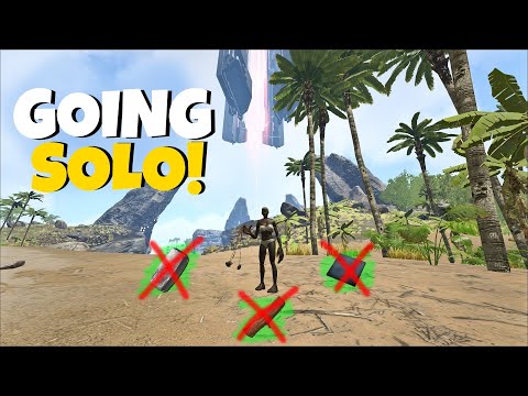 Solo ARK but it's on Hard Mode... | Living off the Loot | Ark: Survival Evolved