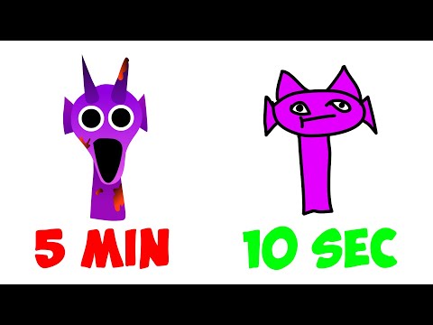 DRAW DURPLE IN 10 SEC (SPRUNKI DRAWING)