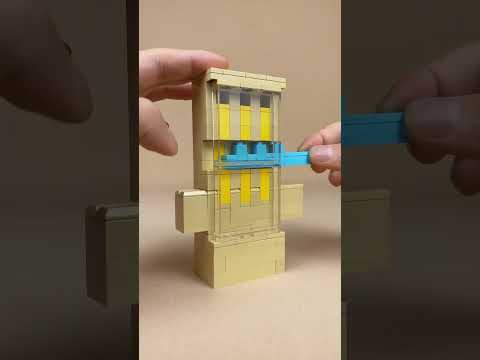 A Lock Mechanism in Ancient Africa, and I Made it With LEGO Bricks #lego #legomoc #lock