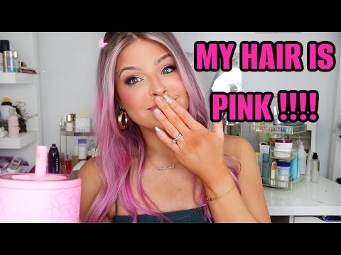 MY HAIR IS PINK!!! &  products I've been LOVING