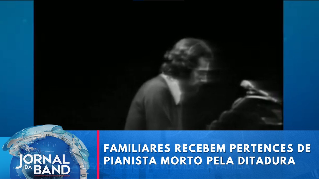 Familiares recebem pertences de pianista morto pela ditadura argentina | Jornal da Band