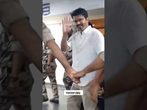 கோவையில் இருந்து கெளம்பி பொழுது❤️🙏🏻 #thalapathyvijay #tvk #viral #vijay #thalapathy