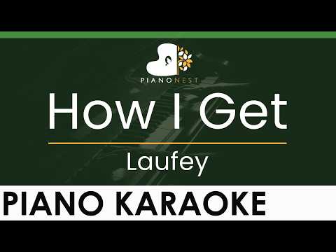 Laufey – How I Get – LOWER Key (Piano Karaoke Instrumental)